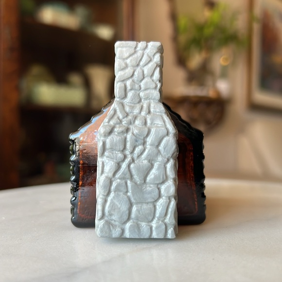 Vintage Avon Homestead Decanter Deep Woods After Shave Cologne Glass Bottle 1970 - Picture 8 of 11